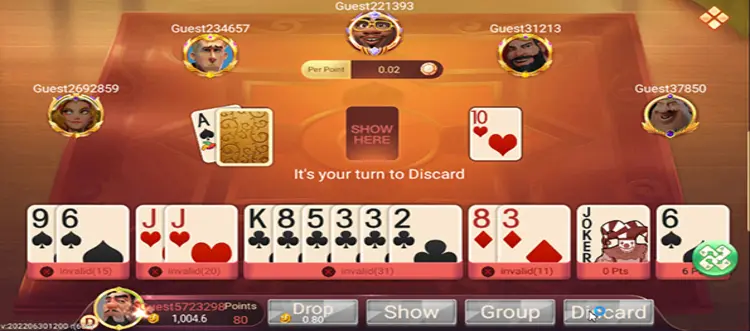 Rummy Vivo Game